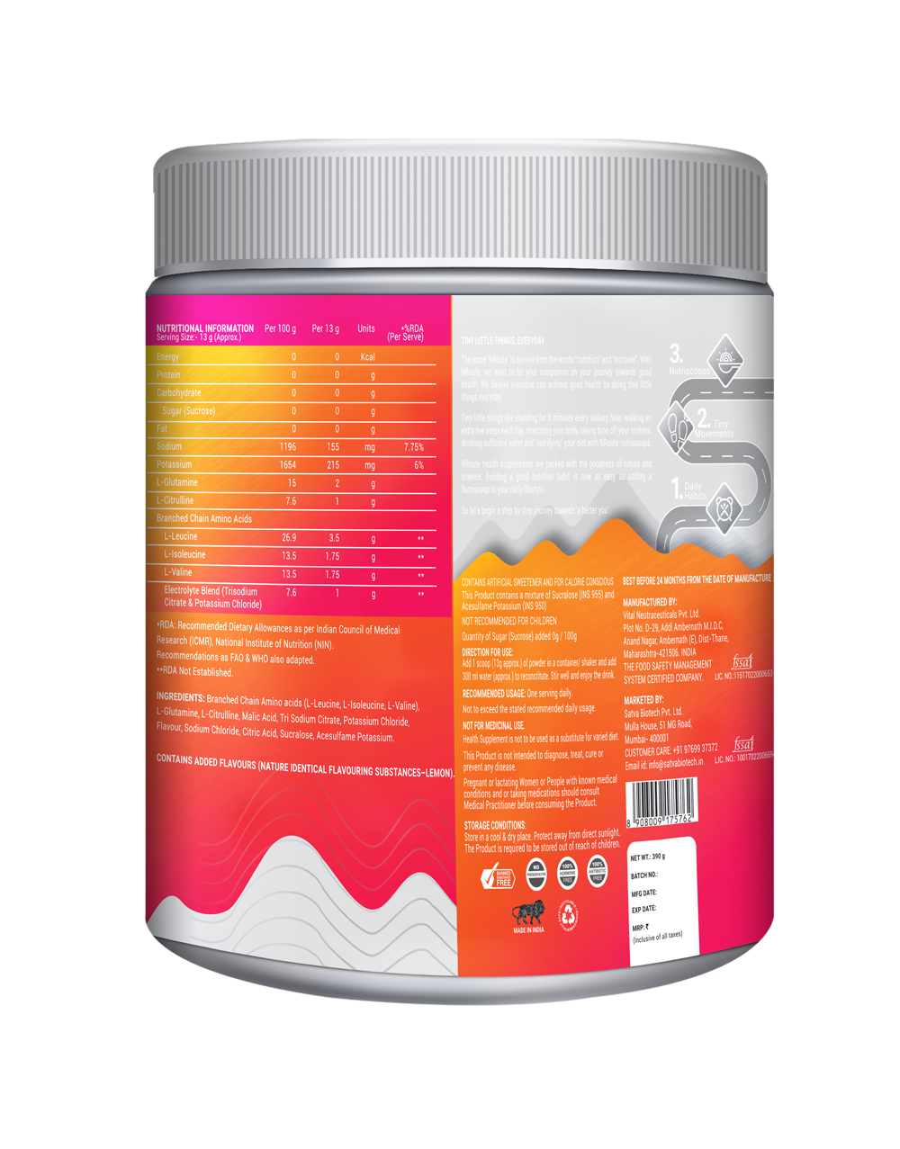 NRoute_BCAA-ADVANCED_390g_Fresh-Lemon_Back.png